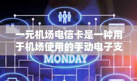 一元机场电信卡是一种用于机场使用的手动电子支付和交通卡，具有以下关键信息和使用流程