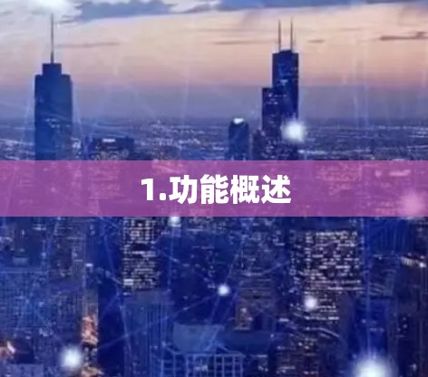 1.功能概述 1.功能概述