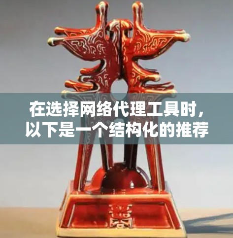 在选择网络代理工具时，以下是一个结构化的推荐和评估过程