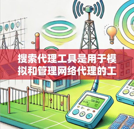 搜索代理工具是用于模拟和管理网络代理的工具，广泛应用于电子商务、网站维护、搜索引擎优化、社交媒体管理等领域。以下是一些常见的代理工具及其特点